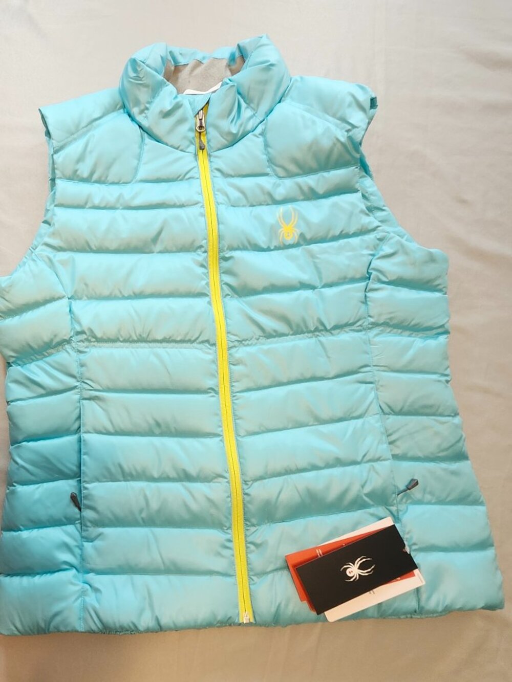 Spyder down vest - seafoam blue - NWT - Picture 1 of 5